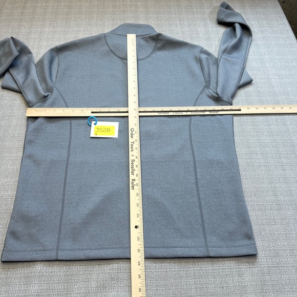 UNTUCKit Mens Jacket Large Dashwood Gray Full Zip Mock Neck Stretch‎ - Picture 6 of 9